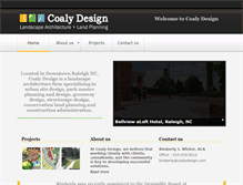 Tablet Screenshot of coalydesign.com